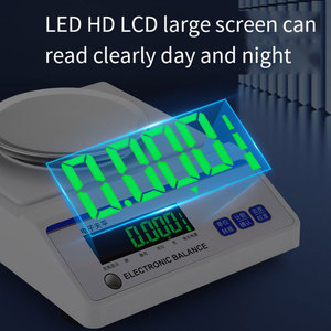 실험실 고정밀 전자 저울 100g 200g 600g 1000g 0.01g 모델 밀리그램 저울 1 만분의 1 분석 저울 - Product Image 3