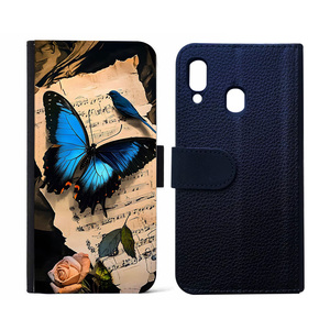 Per <span class=keywords><strong>Samsung</strong></span> <span class=keywords><strong>A20</strong></span> cassa del telefono di lusso multifunzione magnetica in pelle di sublimazione vuoto portafoglio Flip Case del telefono - Product Image 1