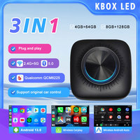 Kowankit Carplay Ai Box Android 13 8gb 128gb Adaptateur sans fil 6225 Chipset Car Play & Android Auto Streaming Carplay Magic Box
