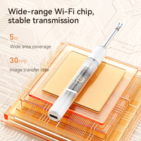 Otoscope numérique intelligent sans fil WIFI 3 en 1, kit de pinces pour nettoyer les oreilles, caméra, otoscope, outil de retrait du cérumen