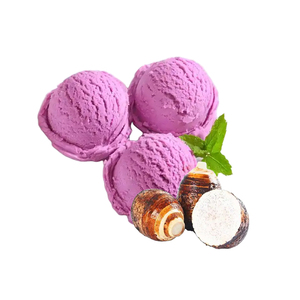 Prix d'usine Poudre de crème glacée dure saveur taro pour desserts, thé au lait, gelato, base crémeuse en vrac pour magasins, approvisionnement en sacs - Product Image 1
