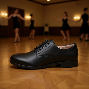 Cinthia Chaussures de danse de salon pour femme Modèle 623 Chaussures de salsa latine en cuir souple avec doublure en dentelle PU et satin Semelle intérieure en coton - Product Image 2