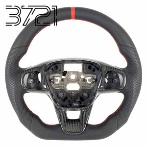 อุปกรณ์ตกแต่งรถยนต์สำหรับ Ford Focus MK4 2019-2024 ST RS พวงมาลัยหนังคาร์บอนไฟเบอร์แบบสปอร์ตสำหรับรถแข่งรุ่นอัพเกรด - Product Image 1