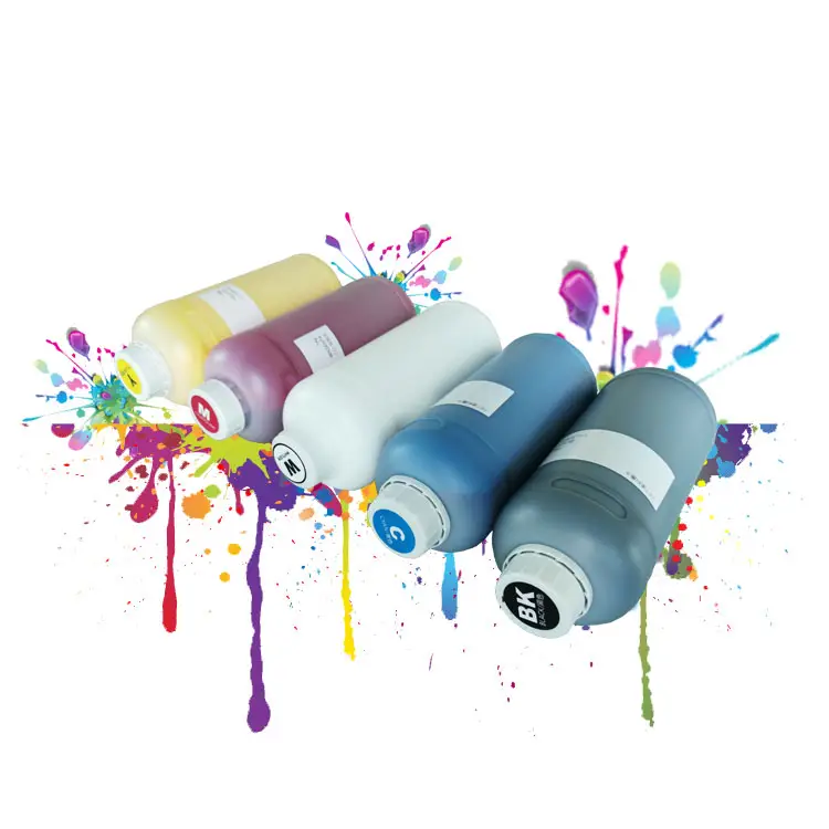 Yeni varış su bazlı t-shirt baskı için baskı mürekkebi 1 KG DTF beş renkli mürekkep kaliteli özelleştirilebilir/OEM/ODM