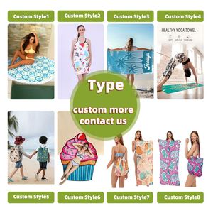 Serviettes de plage d'été en microfibre suédée écologiques, sans sable, séchage rapide, motif sportif, vente en gros - Product Image 5
