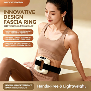 Masseur Fascia sans Fil 2-en-1, <span class=keywords><strong>Appareil</strong></span> de Massage Vibratoire Haute Fréquence pour Relaxation Musculaire Profonde, Remodelage Corporel, Soulagement des Douleurs Lombaires et des Jambes, Dispositif de <span class=keywords><strong>Fitness</strong></span> - Product Image 1
