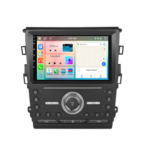 Autoradio Android 9 pouces avec écran tactile DSP GPS, montage sur tableau de bord, CarPlay, lecteur multimédia Android pour Ford Fusion Mondeo 2013-2019 - Product Image 1