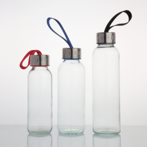 32 oz Glass Water Bottle with Metal Cap  BPA-Free & Leakproof