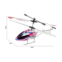Jouet hélicoptère télécommandé en alliage, 3.5 canaux, avion coloré avec éclairage, drone RC, jouet pour enfants, vente en gros