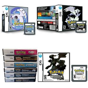 Cartouche de jeu Pokémoned Series New Retro Pearl Platinum Diamond White 1 <span class=keywords><strong>2</strong></span> Black 1 <span class=keywords><strong>2</strong></span> avec boîte pour DS 3DS 2DS USA anglais - Product Image 1