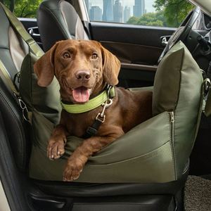Asiento de Coche para Perros de Lujo, Actualizado de Fábrica, de Alta Calidad, Impermeable, Extraíble, Rectangular, para Animales Pequeños - Product Image 2