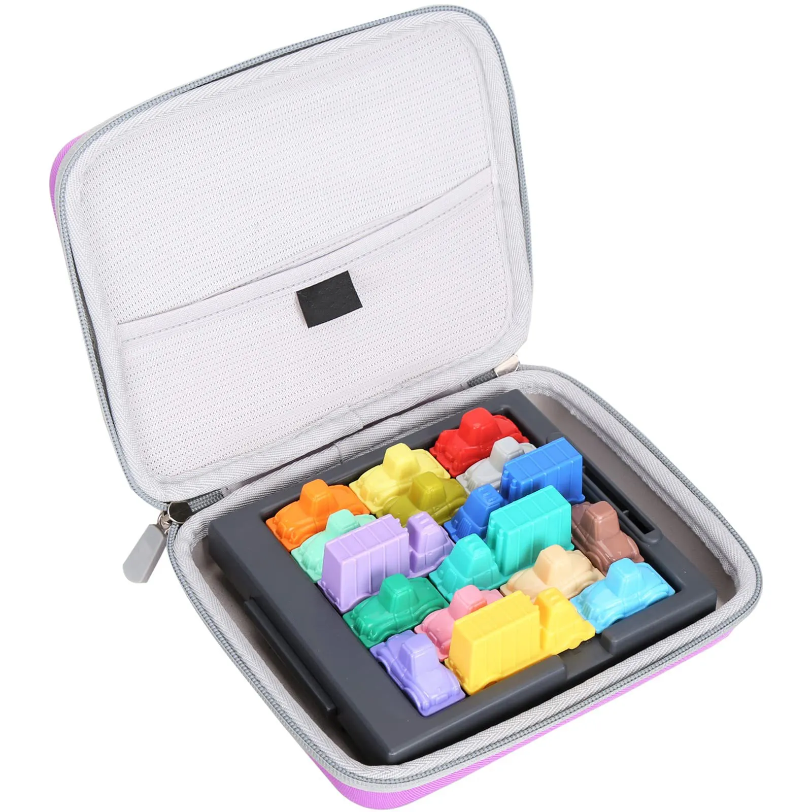 Hard Carrying Case for Tons of Fun Rush Hour Logic Game and Toy Portable Storage Bag