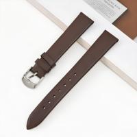 Lionorm Vente en gros d'usine Bracelet de montre universel en cuir de veau véritable 16/18/20/22mm Bracelet de montre en cuir violet pour hommes