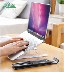 Support portable pliable en métal pour ordinateur portable : avec emplacement pour <span class=keywords><strong>tablette</strong></span> et porte-gobelet, bureau pliable idéal pour une utilisation sur les genoux en dortoir - Product Image 1