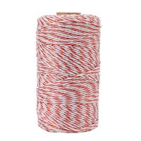 Lifeall Ecologisch Vriendelijke Elektrische Draadomheining van Kunststof - Wit/Rood 6ft Buitenbescherming voor Schapen, Geiten & Varkens - Omheining Accessoires