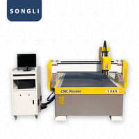 Routeur CNC pour le travail du bois Songli 1325 4x8 pieds, machine de gravure 3D pour bois et acrylique, broche simple, moteur Mach3/Syntec, roulement