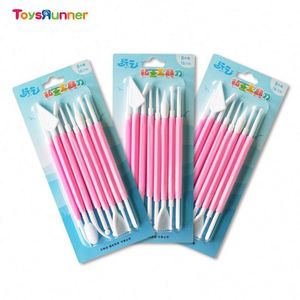 Herramientas de Modelado de Juguetes de Plástico Ecológicas DIY, Barra Mezcladora de Arcilla y Slime, Juego Creativo para Niños, Alivio del Estrés - Product Image 3