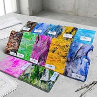 Plaque acrylique coulée colorée de 3 mm d'épaisseur, résistante aux UV, taille 1065x650 mm, marque HongDa, découpe sur mesure pour usage décoratif