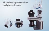Kit de réfraction ophtalmique multifonctionnel avec fauteuil électrique réfractif unité ophtalmique