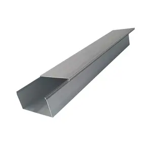 Cabo de chão quadrado para uso interno e externo, equipamento elétrico tipo bandeja de cabo de liga de alumínio