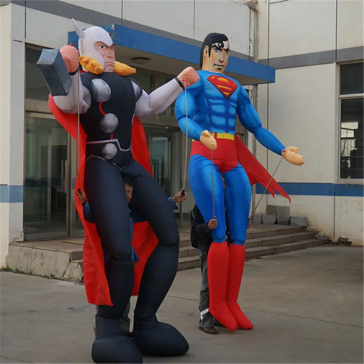 Advertising Inflatable Super Hero Puppet Costume