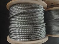 1x7 hebra de acero de 3,18mm para colgador, cable de comunicación electro-galvanizado Ecuador