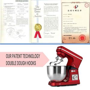 Hogar cocina OEM Impastatrice Aid 4.5L 5.5L Acero inoxidable tazón para mezclar soporte proveedor de alimentos mezclador artesanal - Product Image 6