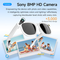 Gafas Inteligentes H03 800W con Cámara HD de 8MP, Grabación de Video, Transferencia WIFI de 32GB, Control por Gestos ChatGPT, Traducción por IA y Fotografía