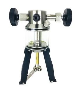 <span class=keywords><strong>LPG</strong></span> helyum propan Argon asetilen gaz basıncı metre kalibrasyonu için 60Mpa el pompası basınç kalibratörü - Product Image 4