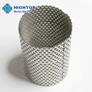1Um 4 5 10 20 Micron Ss316L Stainless 100 Micron Filter Hydraulic Metal Cylinder Sintered Meshes Screen