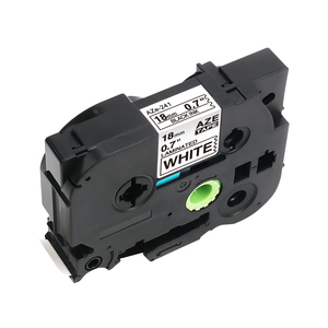 Aimo-Cinta de etiquetado para Aze-<span class=keywords><strong>241</strong></span>, 18mm, <span class=keywords><strong>Tz</strong></span>, Compatible con <span class=keywords><strong>Brother</strong></span>, negro sobre blanco, Tze241 - Product Image 5