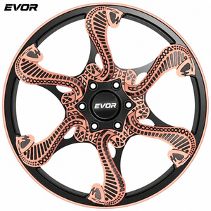 ล้อแม็กซ์ EVOR Forged Custom 5x114.3 อลูมิเนียมอัลลอย ขนาด 17-24 นิ้ว ET 30 มม. สำหรับรถยนต์นั่งส่วนบุคคล ใช้ได้กับ Mercedes Audi BMW - Product Image 3
