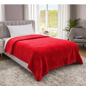 Luxury Embossed Raschel <b>Blanket</b>-Soft <b>Warm</b> Winter Mink <b>Blanket</b> 1.3 KG 371 GSM Single Size Carton Pack for Home & Hotel - Product Image 3