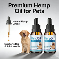 Compléments alimentaires pour la santé des animaux de compagnie, gouttes liquides nutritionnelles, fournitures apaisantes, huile d'huile de lin pour soulager le stress et l'anxiété chez les chats et les chiens