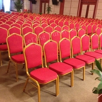 Options de tissu de location empilable chaises de banquet d'hôtel de mariage à vendre