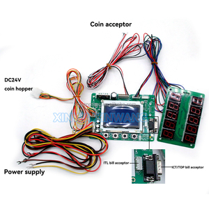 LCD anakart para yatırma banknot Validator için para değişim cihazı DIY kiti hazne belirteçleri otomat - Product Image 2