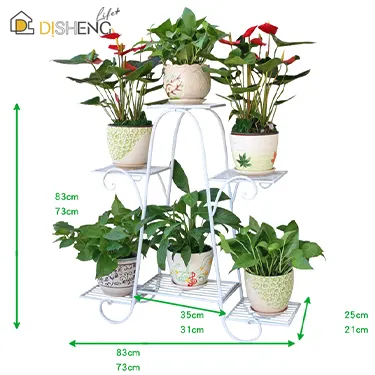 New Design Pot Planter Stand für Indoor Outdoor hand gefertigte Garten dekor Bulk Menge Töpfe Pflanzer verschiedene Farben Logo-Druck