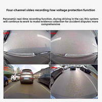 Caméra panoramique avant et latérale 360° pour Land Rover |   Caméra de recul étanche 1080P 3D avec DVR 4 canaux et protection contre les surtensions
