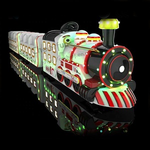 Chine Fournisseur Parc Attraction Route Tourisme Électrique Kiddie Mini Enfants Aire De Jeux D'attractions <span class=keywords><strong>Train</strong></span> Sans Rail À Vendre - Product Image 4