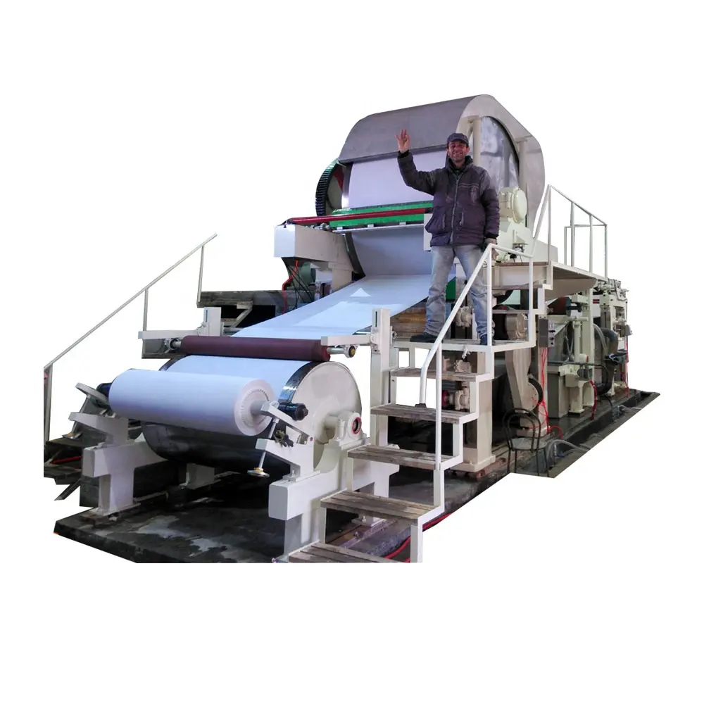 2100mm Toilet Paper Machine Made In Germany Tissue Paper Mills From China Supplier