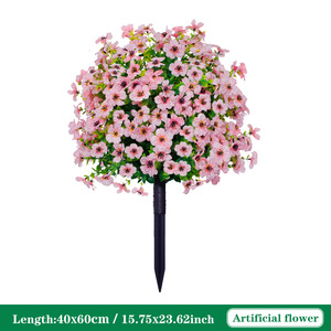 Árbol de topiario resistente a los rayos UV, Bola de boj de imitación, suministros de jardín, arbusto de boj artificial para <span class=keywords><strong>porche</strong></span>, ocasión de cumpleaños, fibra vegetal - Product Image 6