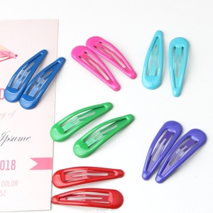 กิ๊บติดผมรูปหยดน้ำสีสันสดใสน่ารัก กิ๊บติดผมหวานๆ สำหรับเด็ก กิ๊บหนีบผมแบบสไลด์ เครื่องประดับผมแฟชั่น - Product Image 1