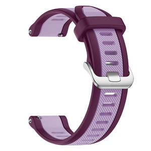 Bracelet de montre intelligente 18mm/20/22mm, fermoir à boucle élastique en Silicone pour <span class=keywords><strong>Garmin</strong></span> Forerunner 165/245/645/<span class=keywords><strong>Venu</strong></span> 2/<span class=keywords><strong>SQ2</strong></span>/Vivoactive 5/4/3 - Product Image 4