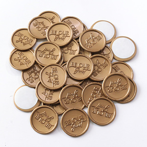 Sceaux autocollants « Be Our Guest » avec logo, 40 couleurs au choix, pour sceau de cire, fabriqués en pigment de paraffine à base de terpentine - Product Image 4