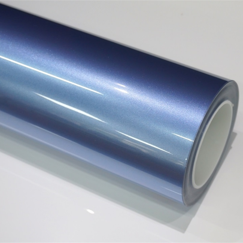 Bleu de brouillard métallique de TPU