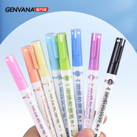 Juego de Marcadores Artísticos con Purpurina de Doble Punta Redonda, 8 Colores, para Pintar, Marcar y Manualidades, Venta al Por Mayor de Fábrica Genvana
