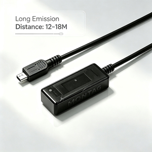 IFA02 MONTAG Cable receptor IR estéreo macho-macho con conector MINI5P/MICRO, distancia de emisión de 12-18M, cable receptor IR de PVC con cobre desnudo - Product Image 2