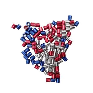 Anello interno di piccione in alluminio dritto personalizzato di colore rosso 3.0mm per gli uccelli, come piccioni/canarini cintura/pappagalli/giada uccelli - Product Image 1