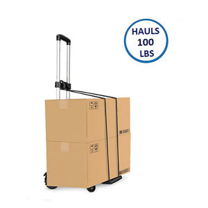 Troli Truk Troli Lipat Portabel, Koper Belanja Ringkas Lipat Teleskopik Aluminium Mini, Bisa Dilipat Ringan - Product Image 5