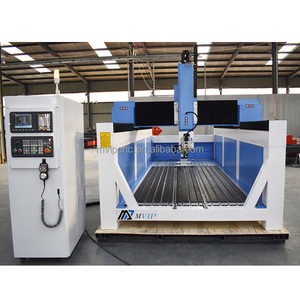 Machine de découpe CNC 4 axes hybride NC Studio PLC à servomoteur pour mousse EPS, polystyrène, sculpture, découpe de moules perdus et jardinage - Product Image 5